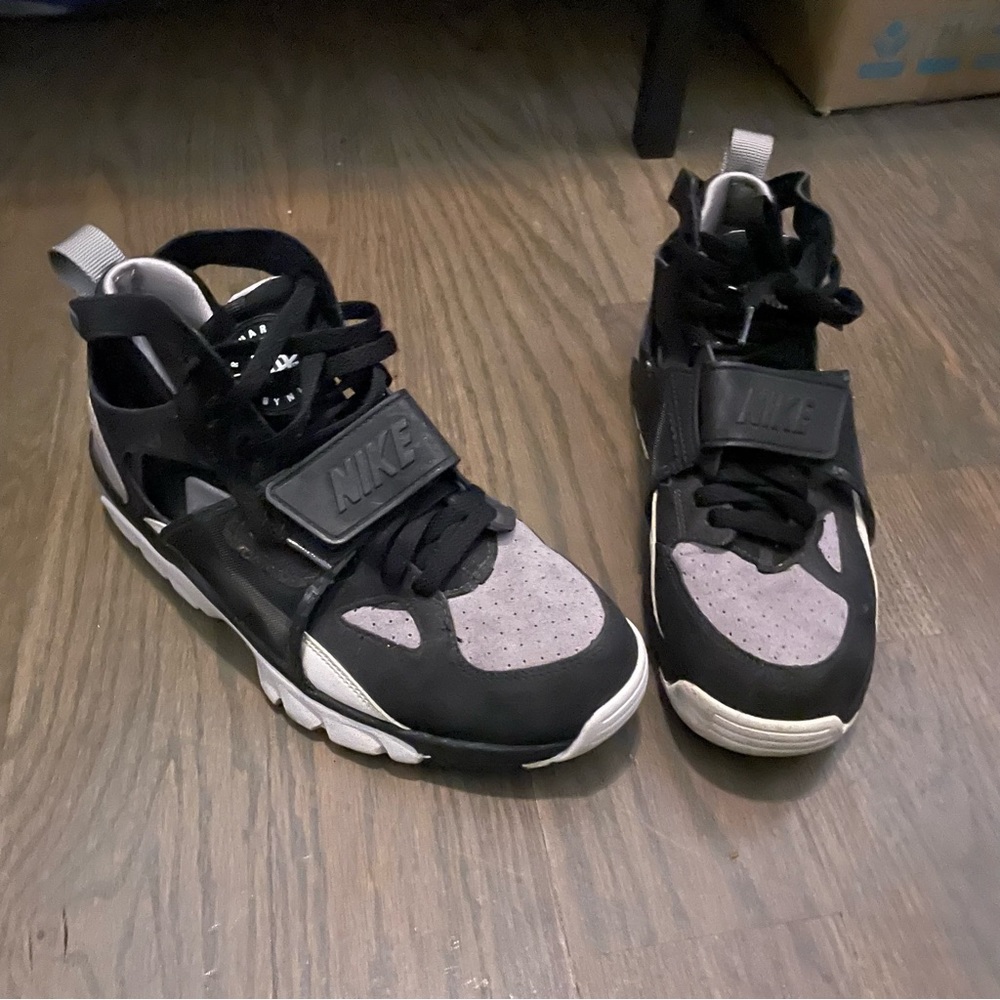 Nike Air Trainer Huarache Mens Size 8 - Black/Grey/White